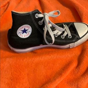 ⚫️🖤black CHUCK TAYLOR CONVERSE HIGH TOPS🖤⚫️